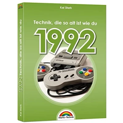 Abbildung von 1992 Das Geburtstagsbuch zum 30. Geburtstag Jubiläum Jahrgang. Alles rund um Technik &amp; Co aus deinem Geburtsjahr: komplett in Farbe hochwertiger Druck