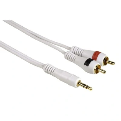 Abbildung von Hama Verbindungskabel 3,5 mm Klinkenstecker 2 Cinch Stecker, m