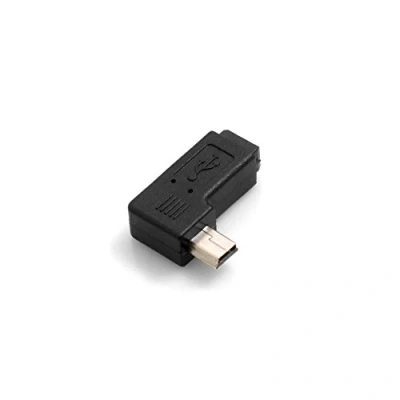 Abbildung von System S Mini USB (Female) auf (Male) 90 Links gewinkelt Winkelstecker Adapter