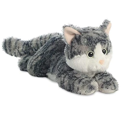 Abbildung von Aurora, 31538, Flopsies Lily Katze, 30cm, Plüschtier, grau