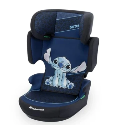 Abbildung von Bebeconfort Disney RoadSafe i Size, Reboarder Kindersitz, 3,512 Jahre (100150 cm), Folgekindersitz Stitch Disney, Klappbarer Gurtinstallation, 14 Kopfstützenpositionen, Authentic