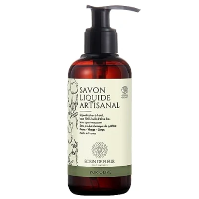 Abbildung von Écrin de Fleur Bio Handgemachte Flüssigseife Zertifiziert Olive 250ml&quot;
