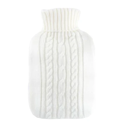 Abbildung von Wärmflasche Klassik 1,8 l Strickbezug weiß 1 St