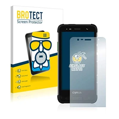 Abbildung von BROTECT Entspiegelungs Schutzglas für Cyrus CS45 XA Schutz Folie Panzerfolie Glas Matt [Extrem Kratzfest 9H, Anti Reflex, Fingerprint]