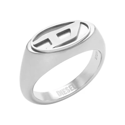 Abbildung von DIESEL Herren Edelstahl Signet Ring, DX14750408