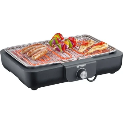 Abbildung von Severin Tischgrill PG 8554 mit Grillrost, 2300 W, Schnelle Aufheizzeiten bei einer Leistung von 2.300 W