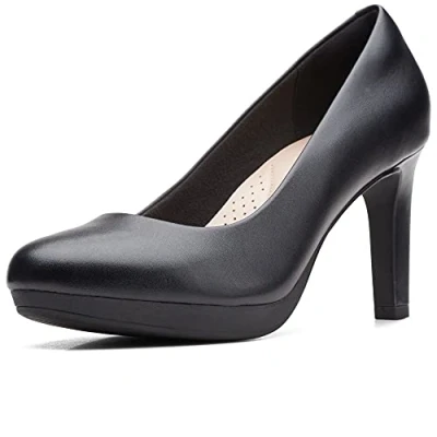 Abbildung von Clarks Damen Ambyr Joy Shoes, Black Leather, 41 EU