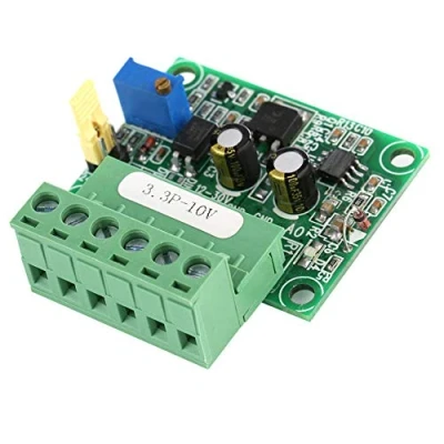 Abbildung von Fafeicy Spannungswandler, 3,3 V PWM an 0 10 D/A Digital Analog SPS Modul, für die Signalschnittstellenumschaltung