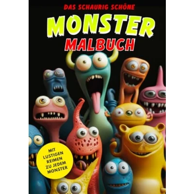 Abbildung von Das Schaurig schöne Monster Malbuch: Monsterbunt! Kreaturen zum Ausmalen für Kinder und Erwachsene