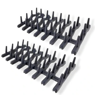Abbildung von DL pro 2 x Oberkorbeinsatz für AEG Electrolux 138018410/9 1380184109 138018400/0 1380184000 Gummidornen 175x80x30mm Spülmaschine Oberkorb