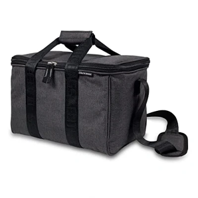 Abbildung von Elite Bags, Professionelle Erste Hilfe Tasche, MULTY&#039;S, Mehrzwecktasche, Leicht, Großes Fassungsvermögen, Herausnehmbare Trennwände, Mehrere Innenfächer, Leicht waschbar, Grau