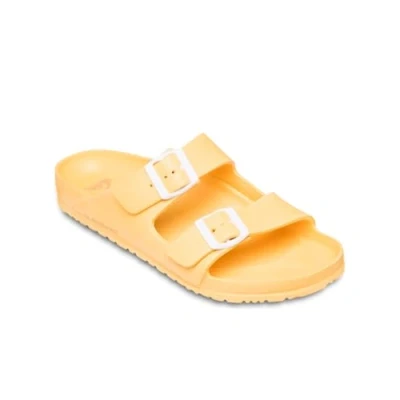Abbildung von Quiksilver Embark Pantolette flach, Herren, Größe: 41, Neon orange Kunststoff