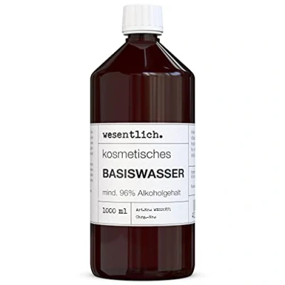Abbildung von Kosmetisches Basiswasser 1000ml, 96% Alkohol von wesentlich.