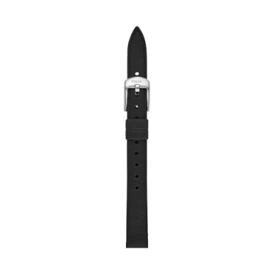 Abbildung von Fossil Uhrenband für Damen 12 mm LiteHide Leder schwarz, S121036