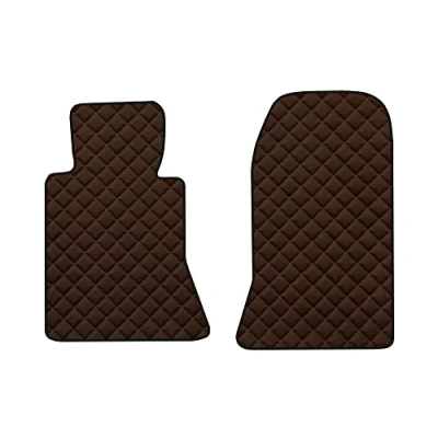 Abbildung von F CORE Fußmatten vordere Autos für Mercedes Class E W124/S124/C124 12.84 06.96 Limousine Kombi BRAUN