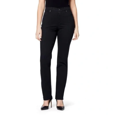 Abbildung von Gloria Vanderbilt Damen Amanda Classic High Rise Tapered Standard Jeans, Schwarz, 48 Kurz