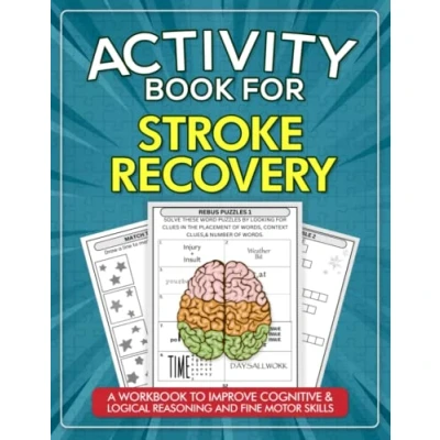 Abbildung von Stroke Recovery Activity Book Puzzles for Traumatic Brain Injury and Aphasia Rehabilitation: Games to Improve Memory, Cognitive Function, &amp; ... After Toolkit Large Print
