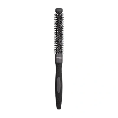 Abbildung von Termix Evolution XL. Thermische Rundhaarbürste mit 3 cm längerem Keramikrohr für langes Haar. Reduziert dank seiner ionisierten Fasern und des Anti Haft Rohrs die Trocknungszeit. Durchmesser: 17 cm.