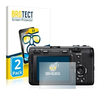 Abbildung von BROTECT (2 Stück Schutzfolie für Sony Alpha FX30 Cinema Line Displayschutz Folie Ultra Klar