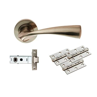 Abbildung von Carlisle Brass UDP007SN/INTB Sintra Verriegelungsset, ultimatives Tür Set, Nickel, satiniert