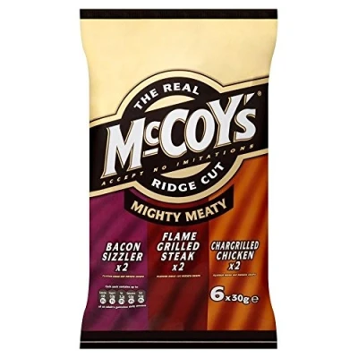 Abbildung von Mccoys Grat Schnitt Chips Mächtige Fleischige Sorte (6X30G)