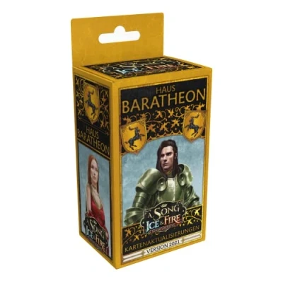 Abbildung von CMON, A Song of Ice &amp; Fire Haus Baratheon Kartenaktualisierungen, Erweiterung, Tabletop, 2 Spieler, Ab 14+ Jahren, 45+ Minuten, Deutsch, Mehrsprachig