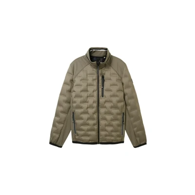 Abbildung von TOM Tailor Hybrid Übergangsjacke, Herren, Größe: 3XL, Smokey olive green