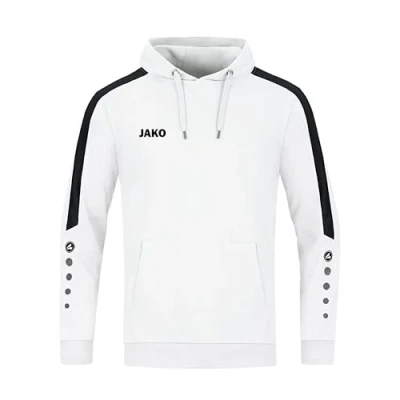 Abbildung von JAKO Kinder Kapuzensweatshirt Power, Weiß, 140