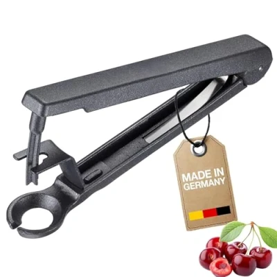 Abbildung von Westmark Kirschentkerner Kernex Black Edition Entsteiner für Kirschen Handliche Einmachhilfe Anthrazit