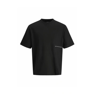 Abbildung von Jack &amp; Jones RÜCKEN Rundhalsausschnitt Tshirt print, Herren, Größe: XL, Black