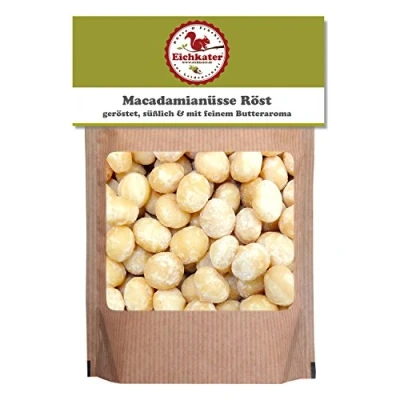 Abbildung von Eichkater Macadamia geröstet &amp; ungesalzen 1er Pack (1x350g)
