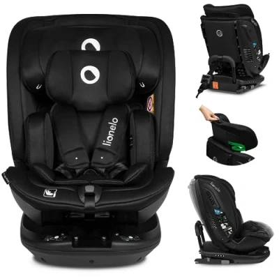 Abbildung von lionelo Autokindersitz Bastiaan RWF i Size, ab: ab 0, bis: bis 150 cm (36kg), 0,00 kg, 36,00 (Set), 4 Sitze in 1/360&#039; drehbare Basis / ISOFIX Top Tether