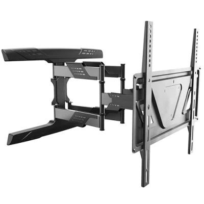 Abbildung von RICOO S9544 TV Wandhalterung, (bis 65 Zoll, schwenkbar neigbar ausziehbar Fernseher Halter universal VESA 400x400)