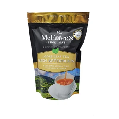 Abbildung von McEntee&#039;s Irish Afternoon Loose Tea (2er Pack), 250 g Beutel Loser Tee Eine kräftige und aromatische Mischung aus losen Schwarztees Ceylon, Kenia Assam