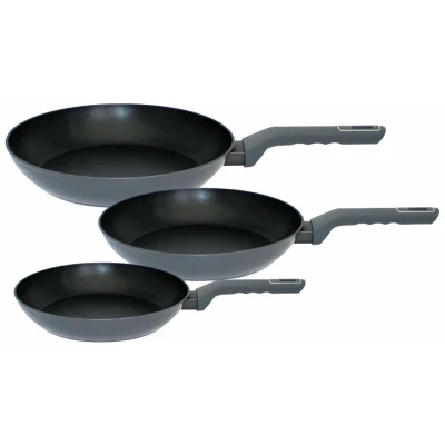 Abbildung von Elo Pfannen Set Pfannenset ECOLIFE 3 teilig, (Set, tlg., je 1 Pfanne Ø 20/24/28 cm), Induktion