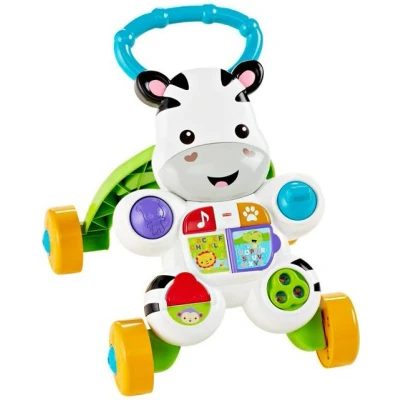 Abbildung von Fisher Price® Lauflernhilfe Lern mit mir Zebra Lauflernwagen