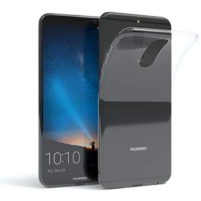 Abbildung von EAZY CASE Hülle kompatibel mit Huawei Mate 10 Lite Schutzhülle Silikon, Ultra dünn, Slimcover, Handyhülle, Silikonhülle, Backcover, Durchsichtig, Klar, Transparent