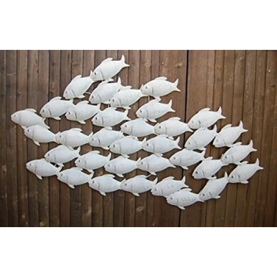 Abbildung von Deko Impression Wanddekoobjekt Wandobjekt Fischschwarm Fische, Wanddekoration, Eisen, Handarbeit (1 St)