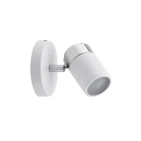 Abbildung von Paulmann 66710 Spotlight Zyli IP44 max 1x10W GU10 Weiß/Chrom 230V Metall 667.10 Deckenleuchte Lampe LED Deckenlampe Deckenstrahler ohne Leuchtmittel