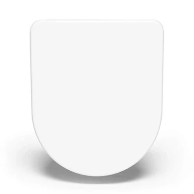 Abbildung von Bullseat® WC Sitz passend zu Duravit Starck 2/3 mit Absenkautomatik/Softclose, abnehmbar, Antibakteriell, Quick Release Toilettendeckel weiß überlappend Klobrille hochwertiges Duroplast
