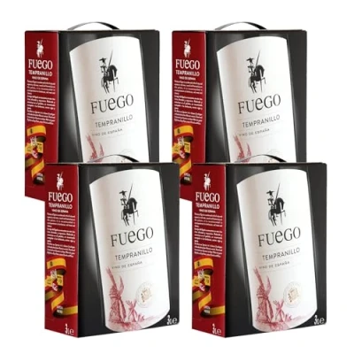 Abbildung von Fuego Tempranillo Bag in Box La Mancha Spanien Rotwein trocken (4 x 3L)