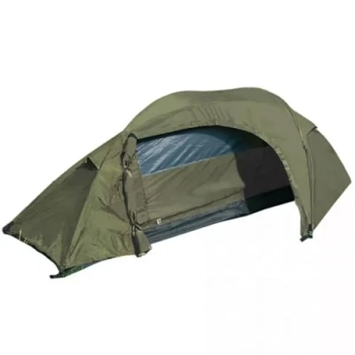 Abbildung von Mil Tec Einmannzelt Recom (150x250cm) Tunnelzelt für 1 Person Ultraleicht, kompakt, Wind &amp; sturmsicher Zelt Trekking, Camping, Outdoor, Wandern Personen Farbe: Oliv