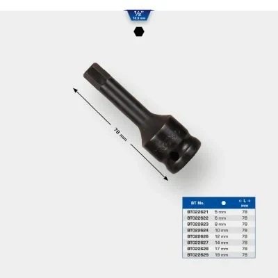 Abbildung von KS TOOLS BT022621 Kraft Stecknuss 5 12,5 (1/2&quot;) Innensechskant