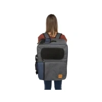 Abbildung von Trixie Rucksack &amp; Tasche Tara 2 in 1 25 x 38 50 cm grau/blau