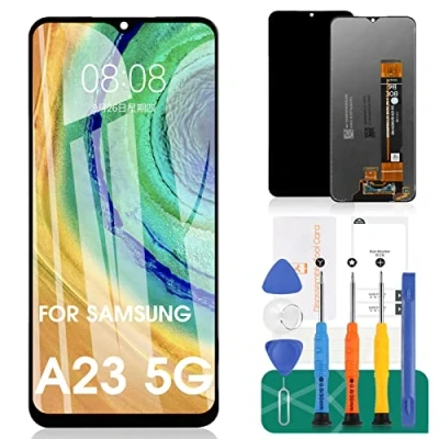 Abbildung von SRJTEK Für Samsung Galaxy A23 5G LCD Bildschirm Ersatz Display A236 Touch Digitizer Montage SM A236F, A236U Reparaturteile Kits