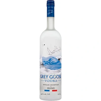Abbildung von GREY GOOSE Premium Vodka aus Frankreich, 40% Vol., 450cl / 4.5l, mit 100 % französischem Weizen und natürlichem Quellwasser