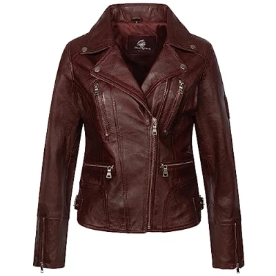 Abbildung von Rock Creek Lederjacke Damen D 490