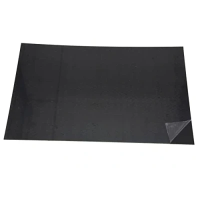 Abbildung von Dopro Schlagbrett für Gitarre und Bass, blanko, Materialbogen, 290 x 431 mm, mattschwarz, 1 lagig