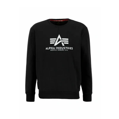 Abbildung von Alpha Industries Carbon Sweatshirt silber, Herren, Größe: Small, Silber