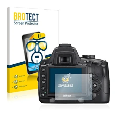 Abbildung von BROTECT (2 Stück Schutzfolie für Nikon D5000 Displayschutz Folie Ultra Klar